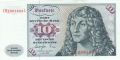 German Federal Republic 10 Deutsche Mark,  1. 6.1977